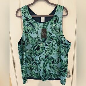 Original Use Leaf Pattern Top